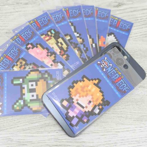 ワンピース ダイカットシール ビニールステッカー ピクセル ルッチ エッグヘッドver 少年ジャンプ メール便可