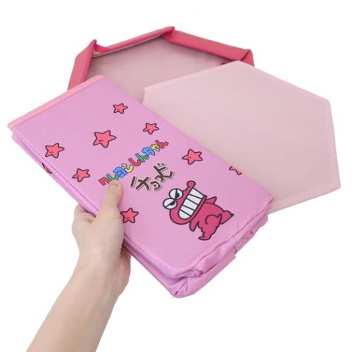 クレヨンしんちゃん 収納ボックス チョコビ折りたたみ収納スツール ピンク アニメキャラクター グッズ