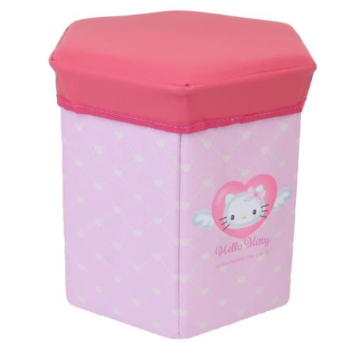 ハローキティ 収納ボックス 折りたたみ収納スツール サンリオ キャラクター グッズ