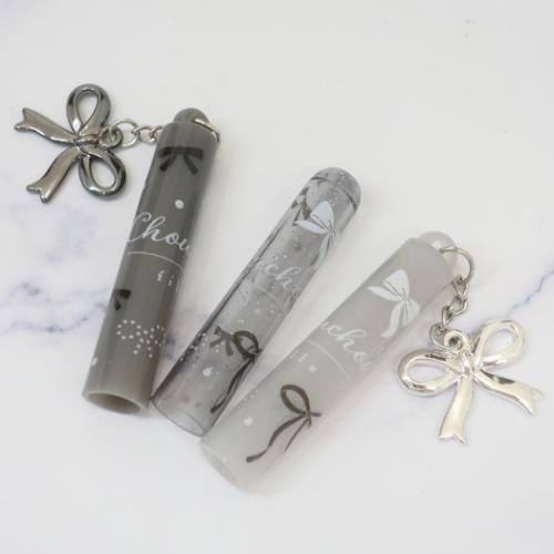 BLANOIR 鉛筆キャップ リボンチャーム付き鉛筆キャップ CHOUCHOUFILLE かわいい グッズ メール便可