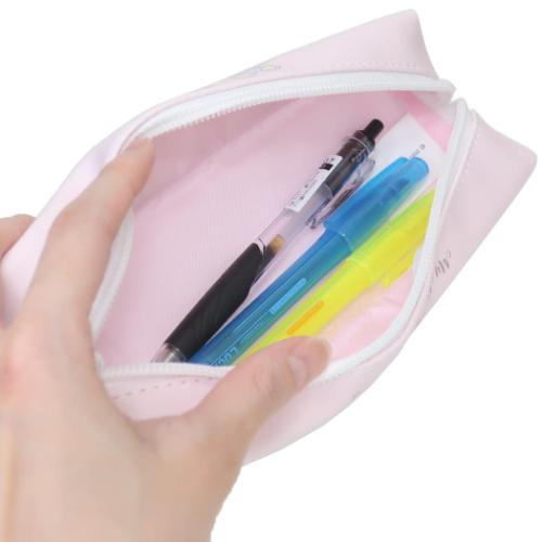 マイメロディ クロミ ペンポーチ クリア2ルームペンケース グッズ