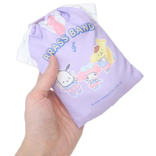 サンリオキャラクターズ 巾着袋 ユニフォーム巾着 きんちゃくポーチ 吹奏楽部 サンリオ部活 サンリオ キャラクター グッズ メール便可