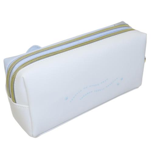 なでて ペンケース ツインファスナーペンポーチ ねこ 新入学 かわいい グッズ