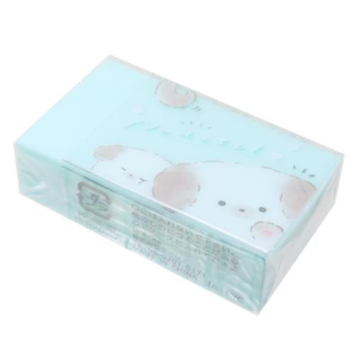 なでて けしごむ クリアスリーブ消しゴム いぬ 新入学 かわいい グッズ メール便可