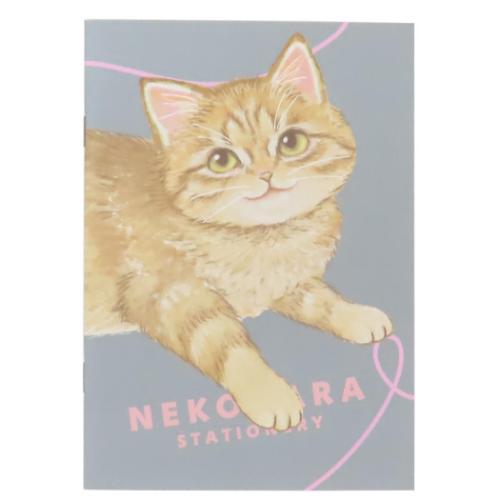 ねこハラ 方眼ノート B6ノート グレー 新入学 ねこ グッズ かわいい グッズ メール便可