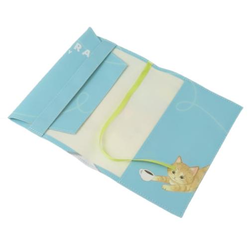 ねこハラ 文庫本カバー ブックカバー グリーン ねこ グッズ かわいい グッズ メール便可