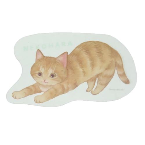 ねこハラ しおり ブックマーカー グリーン ねこ グッズ かわいい グッズ メール便可