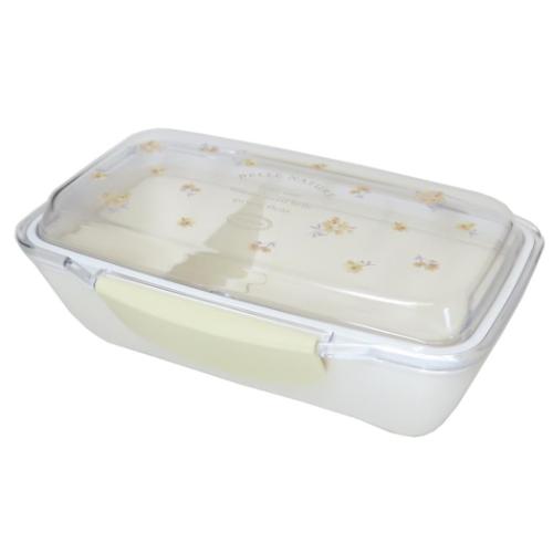 ベルナチュール お弁当箱 抗菌1段ドームランチBOX イエロー かわいい グッズ