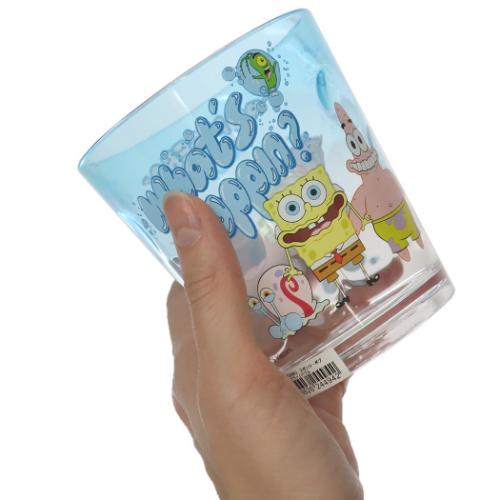 スポンジボブ プラカップ ドットタンブラー バブル キャラクター グッズ
