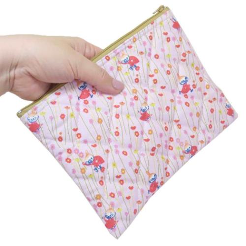 ムーミン コスメポーチ キルトポーチ リトルミイの日 北欧 キャラクター グッズ メール便可