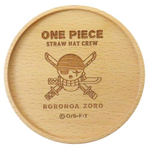 ワンピース テーブルウェア 木製コースター ゾロ 少年ジャンプ アニメキャラクター グッズ メール便可