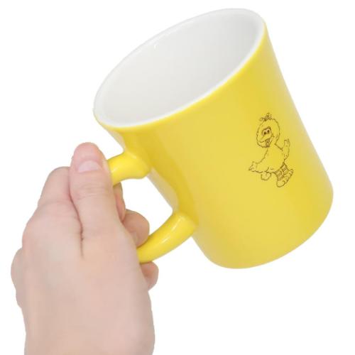 セサミストリート マグカップ 磁器製マグ カラーフェイス ビッグバード キャラクター グッズ