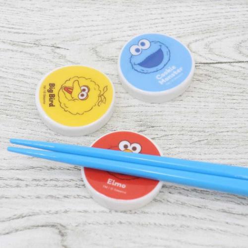 セサミストリート 箸置き 丸はし置き カラーフェイス クッキーモンスター キャラクター グッズ メール便可