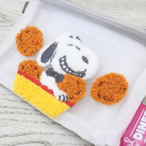 スヌーピー 小銭入れ＆定期入れ リール付きメッシュパスケース ナゲット ピーナッツ キャラクター グッズ メール便可
