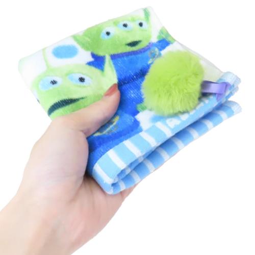 トイストーリー ハンドタオル 無撚糸 スチームシャーリングミニタオル エイリアン ロケットコットンキャンディ ディズニー メール便可