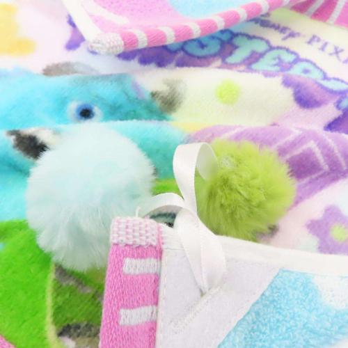 モンスターズインク 無撚糸 スチームシャーリングミニタオル サリバン マイク ドアコットンキャンディ ディズニー メール便可