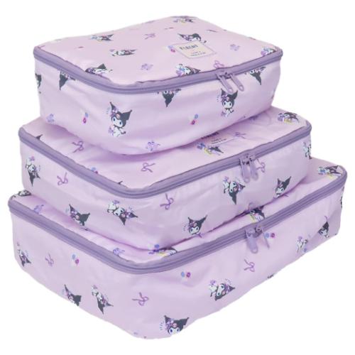 クロミ 旅行ポーチ トラベルポーチ3点セット クロミのおでかけ サンリオ キャラクター グッズ