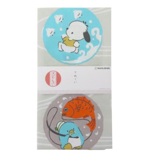 はぴだんぶい てぬぐい 手ぬぐい はぴだんぶいと和柄 サンリオ キャラクター グッズ メール便可