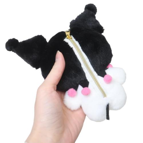 クロミ ミニポーチ フラットポーチ ピンクブラックパーティ サンリオ キャラクター グッズ