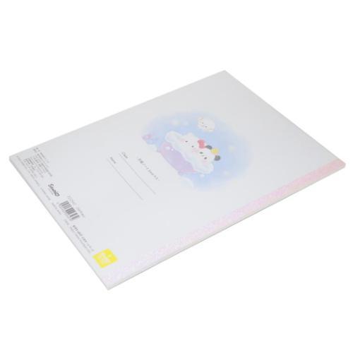 サンリオxもちぱん 方眼ノート B5方眼ノート みんなでお風呂 学習ノート グッズ メール便可