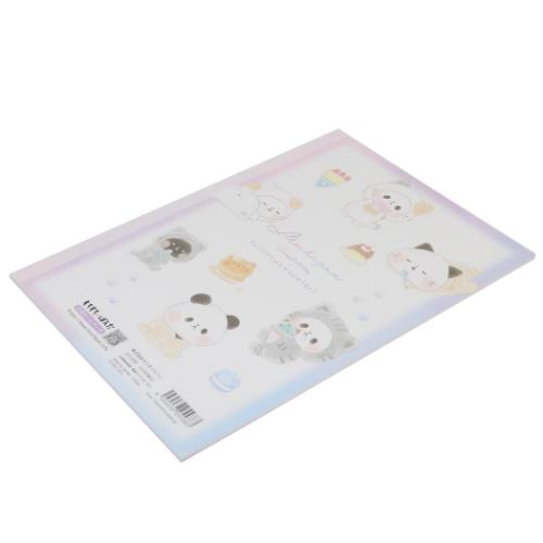 自由帳 キレイに切り離せる自由帳 もちもちぱんだ 猫 かわいい グッズ メール便可