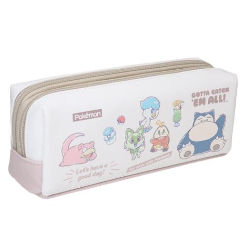 ポケットモンスター ペンケース ツインファスナーマルチケース カフェロゴ整列 ポケモン キャラクター グッズ
