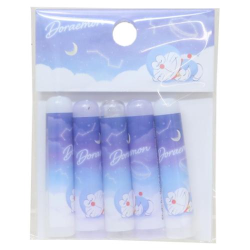 ドラえもん 鉛筆キャップ えんぴつカバー5本セット 夜空でおやすみ 藤子F不二雄 アニメキャラクター グッズ メール便可