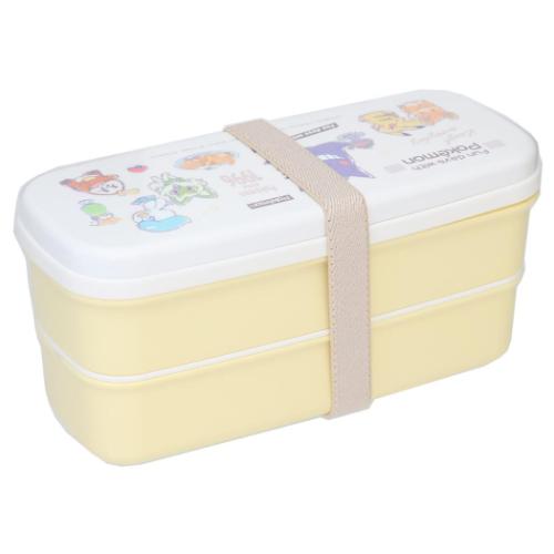 ポケットモンスター お弁当箱 スリム2段ランチボックス カフェロゴ整列 ポケモン キャラクター グッズ