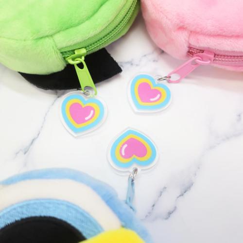 パワーパフガールズ ミニポーチ ミニフェイスポーチ バターカップ キャラクター グッズ