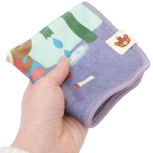 かずくま ミニタオル マイクロファイバーハンカチ かずくま日記7 絵本キャラクター グッズ メール便可