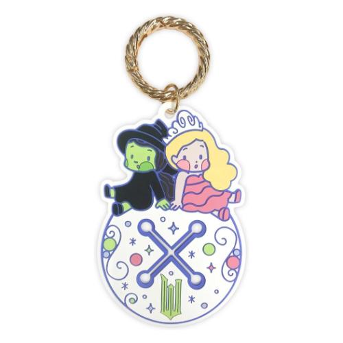 ウィキッド ふたりの魔女 ミニタオル タオル＆タオルホルダーセット デフォルメ 映画キャラクター グッズ メール便可