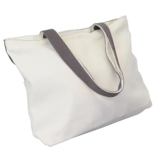 トートバッグ ファスナー付きポケット横型トートバッグ ゆるっとルーク いぬ グッズ かわいい グッズ メール便可