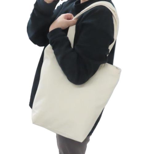 トートバッグ ファスナー付きキャンバストート きなこ いぬ グッズ かわいい グッズ メール便可