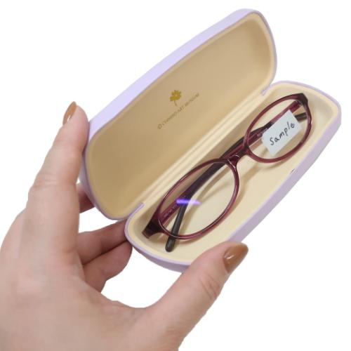 いわさきちひろ 眼鏡ケース メガネケース purple 絵本作家 グッズ