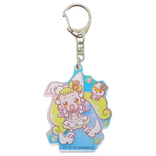 おジャ魔女どれみxサンリオキャラクターズ キーリング アクリルキーホルダーオーロラTYPE ハナxコロコロクリン キャラクター グッズ