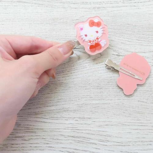 Yes！ プリキュア5 GoGo！xサンリオズ ヘアアクセ ヘアクリップ キュアルージュxハローキティ メール便可