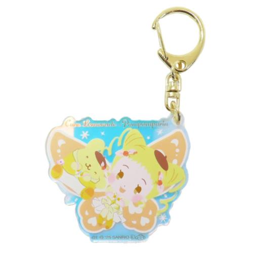 Yes! プリキュア5 GoGo!xサンリオズ キーリング オーロラアクリルキーホルダー キュアレモネードxポムポムプリン メール便可
