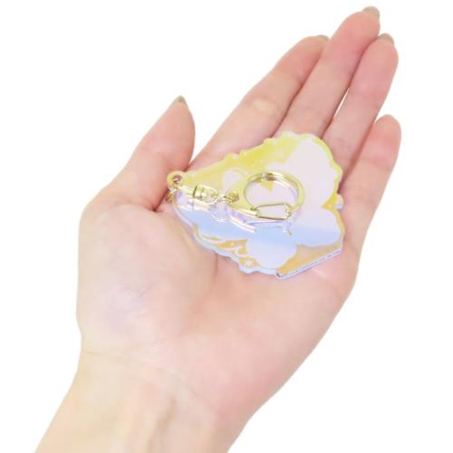 Yes! プリキュア5 GoGo!xサンリオズ キーリング オーロラアクリルキーホルダー キュアレモネードxポムポムプリン メール便可