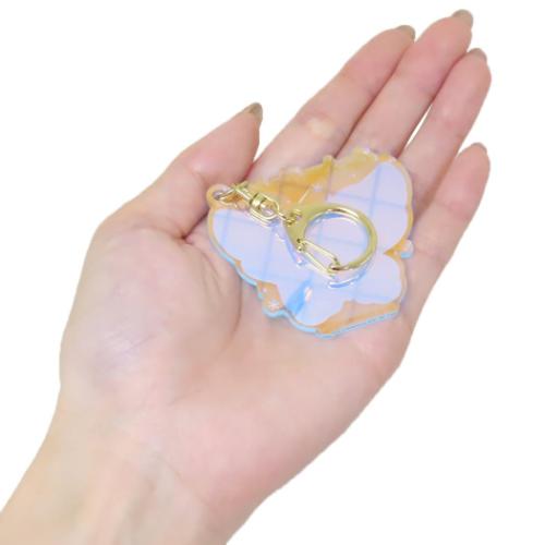 Yes! プリキュア5 GoGo!xサンリオズ キーリング オーロラアクリルキーホルダー キュアアクアxタキシードサム メール便可