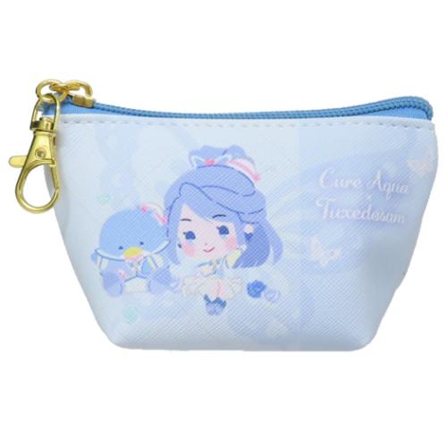 Yes! プリキュア5 GoGo!xサンリオキャラクターズ ミニポーチ イヤフォンポーチ キュアアクアxタキシードサム キャラクター グッズ