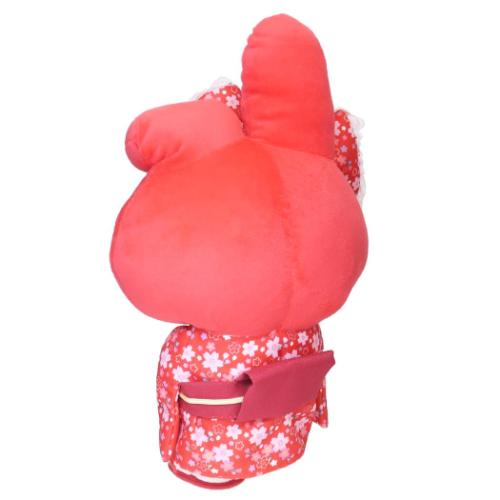 マイメロディ ぬいぐるみ プラッシュドール M RD 桜着物 サンリオ キャラクター グッズ