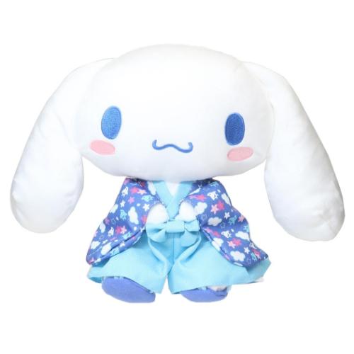 シナモロール ぬいぐるみ プラッシュドール M 千鳥着物 サンリオ キャラクター グッズ