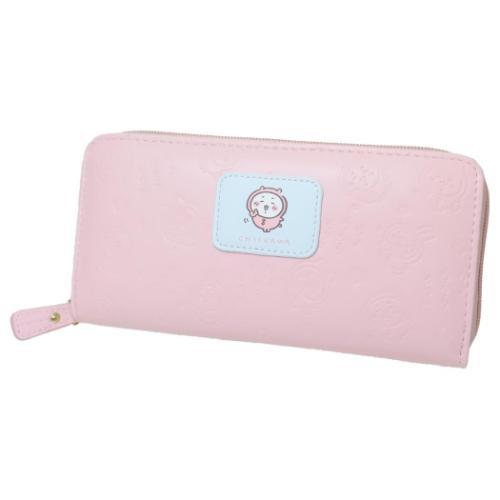 ちいかわ レディース財布 ラウンド長財布 ピンク キャラクター グッズ