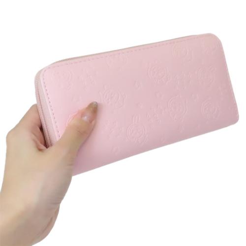 ちいかわ レディース財布 ラウンド長財布 ピンク キャラクター グッズ