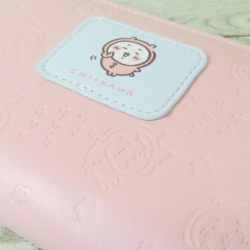 ちいかわ レディース財布 ラウンド長財布 ピンク キャラクター グッズ