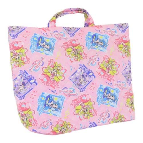 キミとアイドルプリキュア レッスンバッグ キルトレッスンバッグ大 プリキュア アニメキャラクター グッズ メール便可