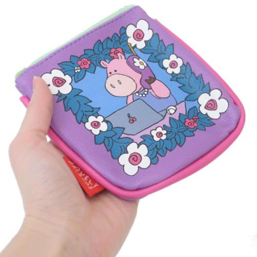 ラブリーフレンズ フラットポーチ ミニポーチ ぶた かわいい グッズ メール便可