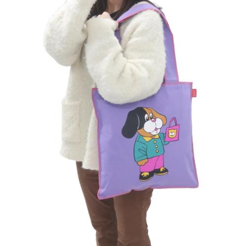 ラブリーフレンズ トートバッグ パイピングトートバッグ いぬ かわいい グッズ メール便可