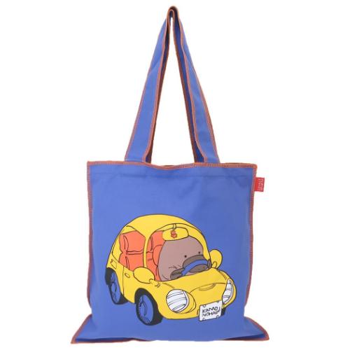 ラブリーフレンズ トートバッグ パイピングトートバッグ かものはし かわいい グッズ メール便可