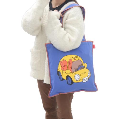 ラブリーフレンズ トートバッグ パイピングトートバッグ かものはし かわいい グッズ メール便可